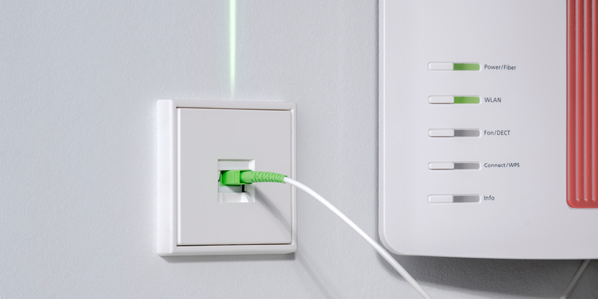 Die neuen Glasfaser-Anschlussdosen bei Blumschein Elektrotechnik in Bad Langensalza